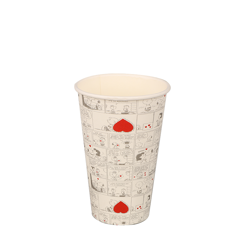 8oz vanntette enkeltvegg varme papirkopper