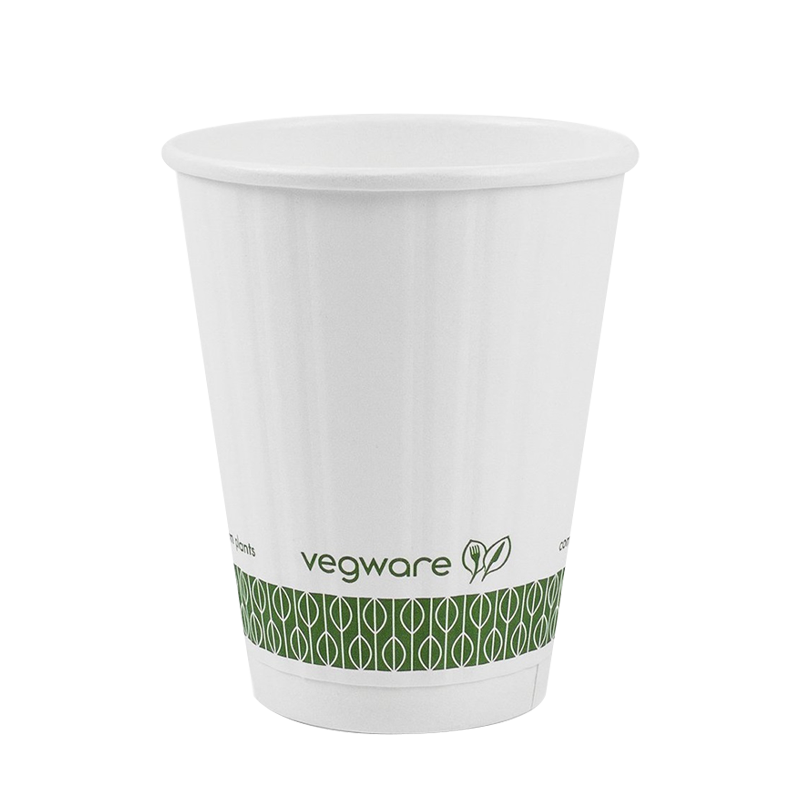 16 oz resirkulerbar, preget varmpapirkopp