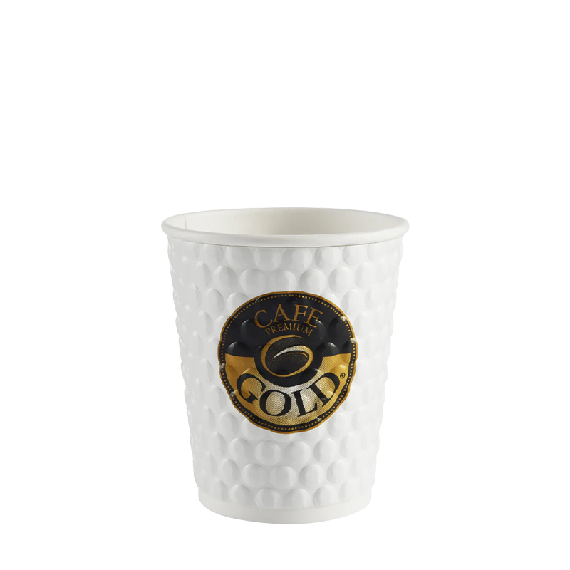 7 oz engangs preget varmpapirkopp