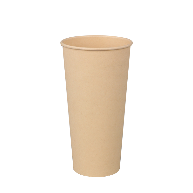 12oz PE Papir Bamboo Single Wall Varme papirkopper