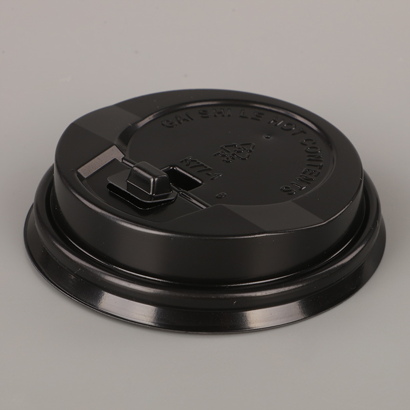 6,5 oz svarte PS varm kaffelokk