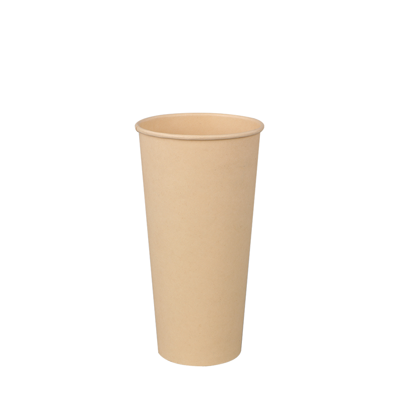 8oz vanntett bambus enkeltvegg varme papirkopper